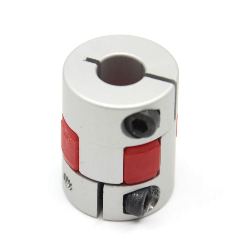 Befenybay 2PCS 5mm to 8mm Aluminium Plum Flexible Shaft Coupling D20 L25 Connector Flexible Coupler for CNC Machine and Servo Stepped Motorï¼ˆ5x8mmï¼‰ - Image 2